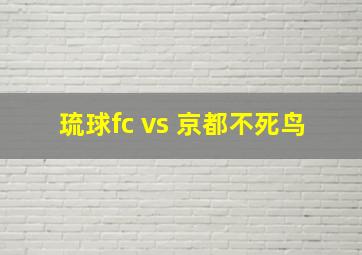 琉球fc vs 京都不死鸟